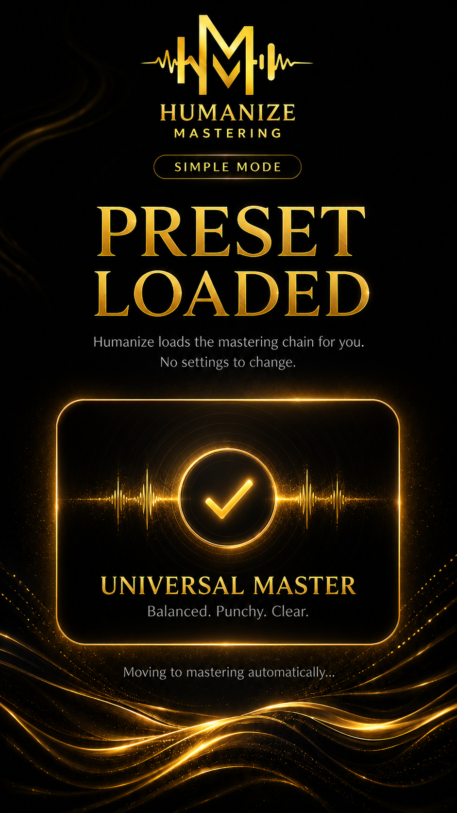 Preset loaded